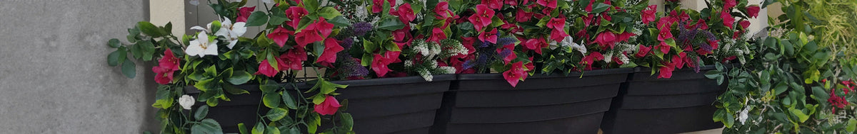 UV Resistant Outdoor Artificial Plants Designer Vertical Gardens