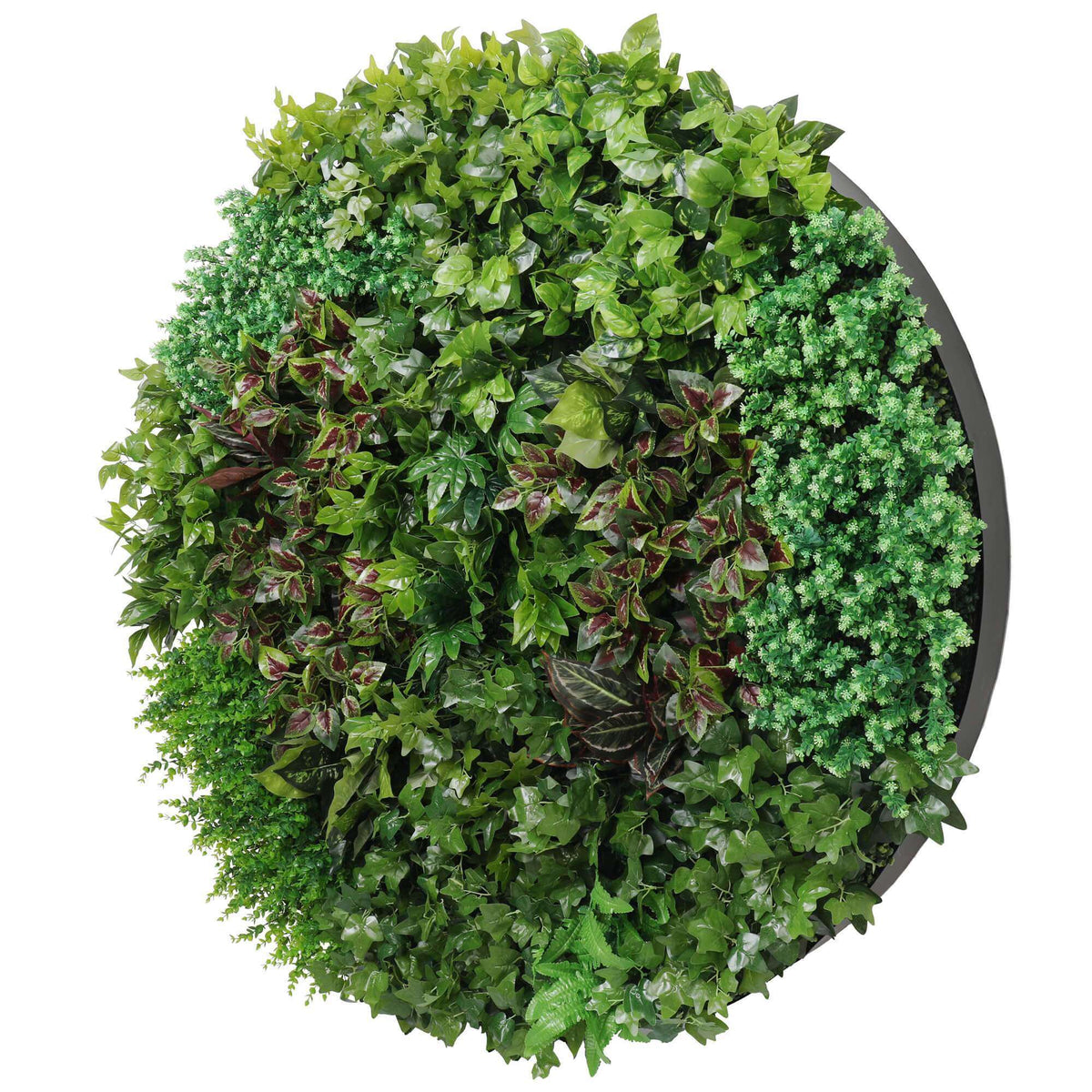150cm Tropical Green Artificial Vertical Garden Disc — gallery image