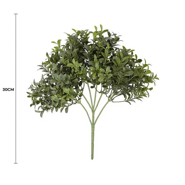 5 Pack Dense Artificial Buxus Foliage 30cm UV Resistant — gallery image 3