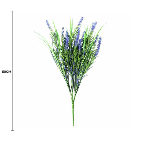 5 Pack Long Stem Purple Lavender Plant 50cm UV Resistant Wall Plant — gallery image 3