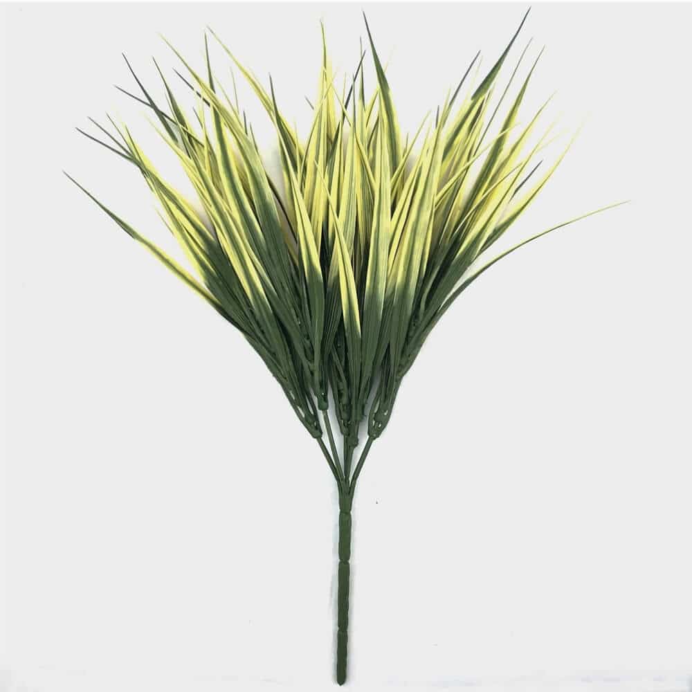 5 Pack - UV Yellow Tipped Grass Stem - 35cm — gallery image