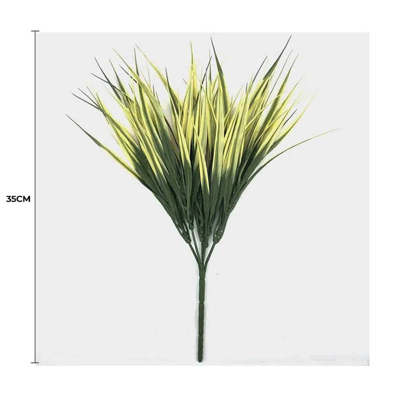 5 Pack - UV Yellow Tipped Grass Stem - 35cm — gallery image 3