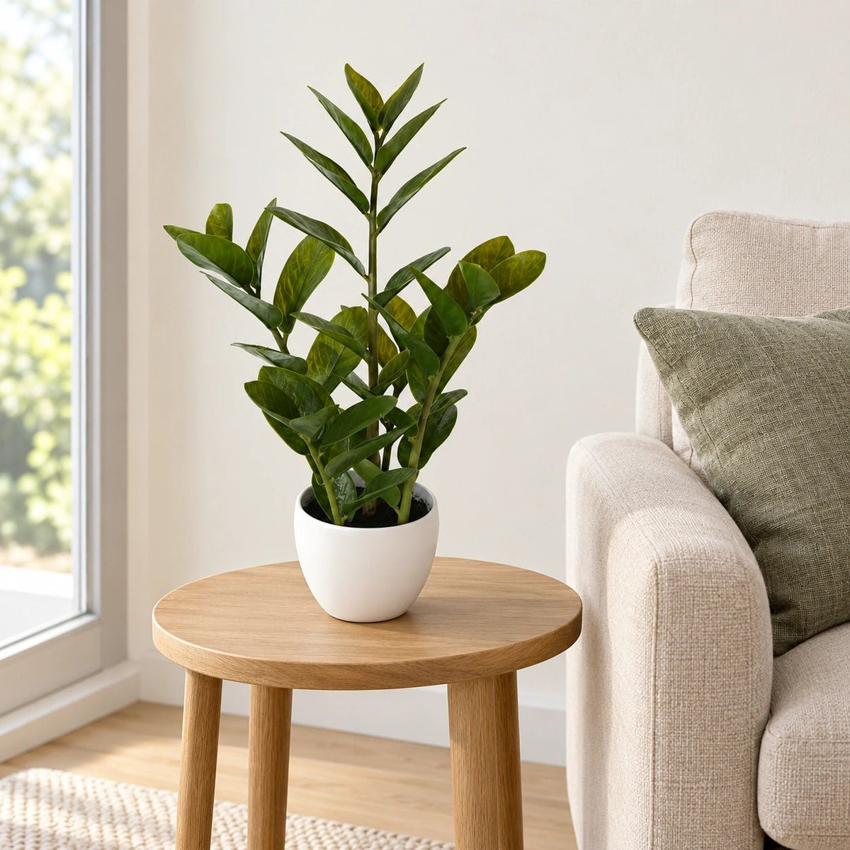 60cm Potted Faux Zanzibar — gallery image