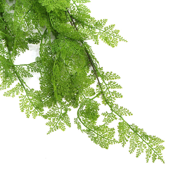 80cm Hanging Fresh Green Dense Maiden Hair Fern Bush UV Resistant — gallery image 12