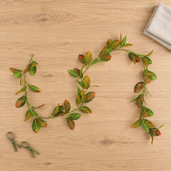 Artificial Croton Vine / Hanging Garland 180cm — gallery image 5