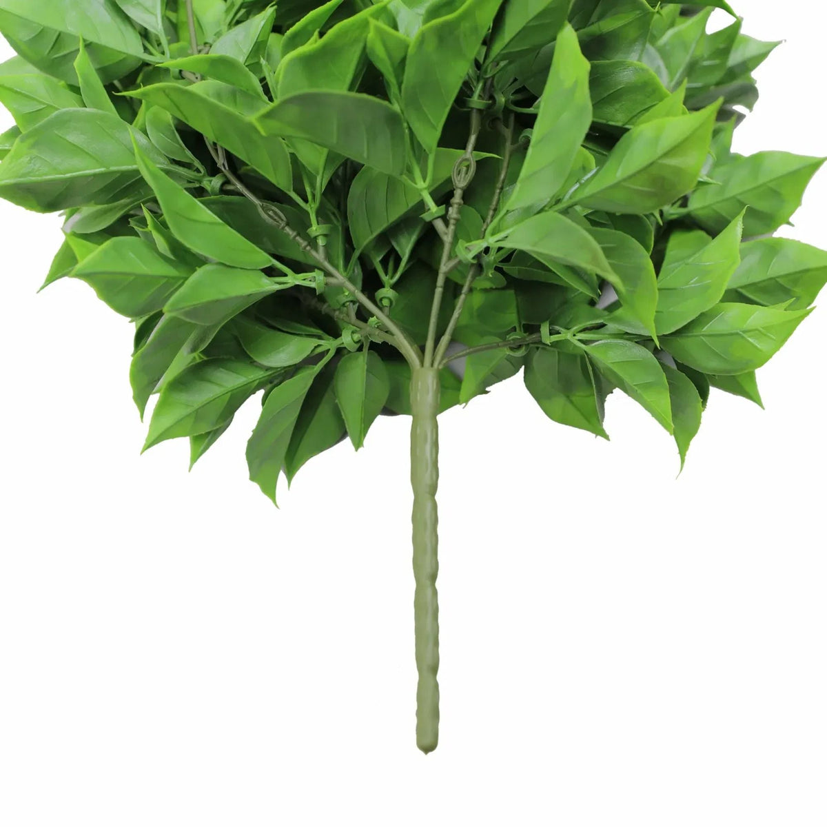 Artificial Dense Hanging Flowering Pothos Bush Vivid Green UV Resistant and Fire Rated 27cm x 72cm — gallery image