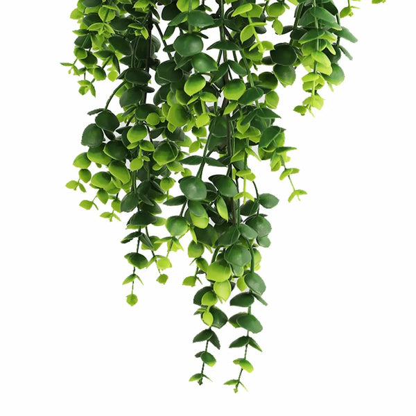Artificial Dense Hanging Lush Green Eucalyptus Garland Bush UV Resistant and Fire Rated 18cm x 77cm — gallery image 3
