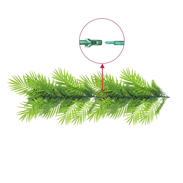 Artificial Extendable Hanging Tropical Palm And Fern Vine 55cm UV Resistant — gallery image 3