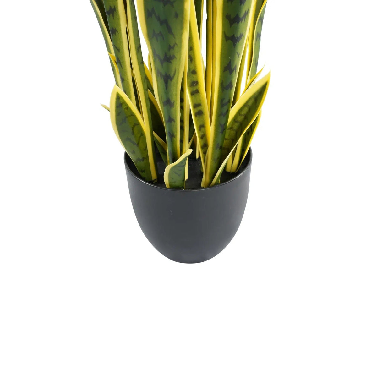 Artificial (faux) Mother in Law Tongue / Yellow Tongue Snake Plant UV Resistant 100CM — gallery image