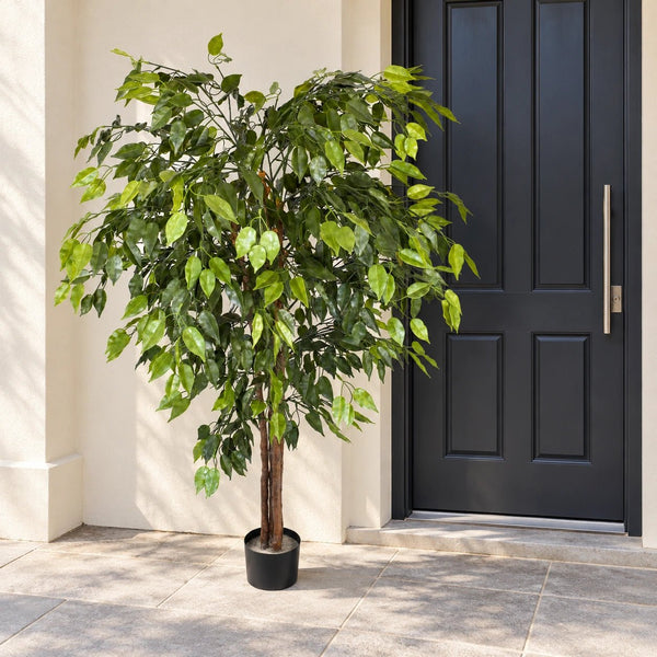 Artificial Ficus Tree 180cm Nearly Natural UV Resistant — gallery image 13