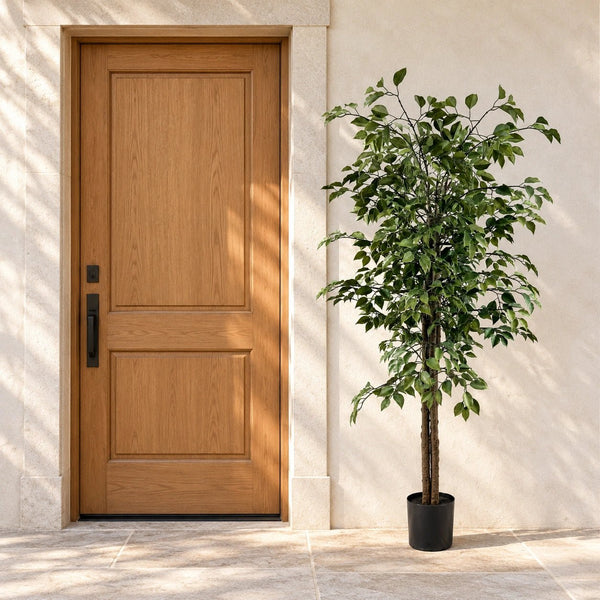 Artificial Ficus Tree 180cm - UV Resistant Premium Indoor/Outdoor Plant — gallery image 8