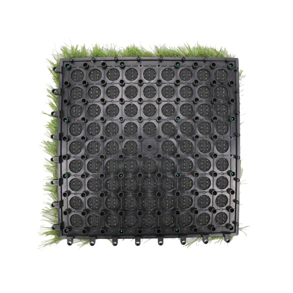 Artificial Grass Decking Tiles 30cm x 30cm - 9 Pack — gallery image 6