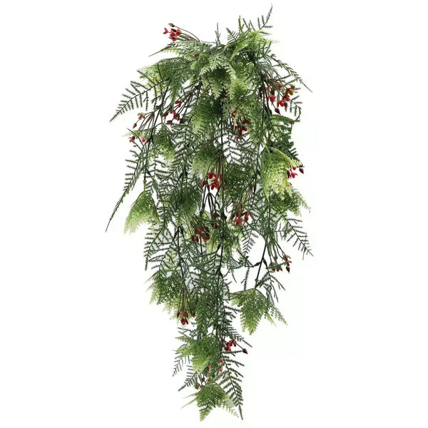 Artificial Hanging Christmas Myrtle And Flowering Holly UV Resistant 78cm — gallery image 6