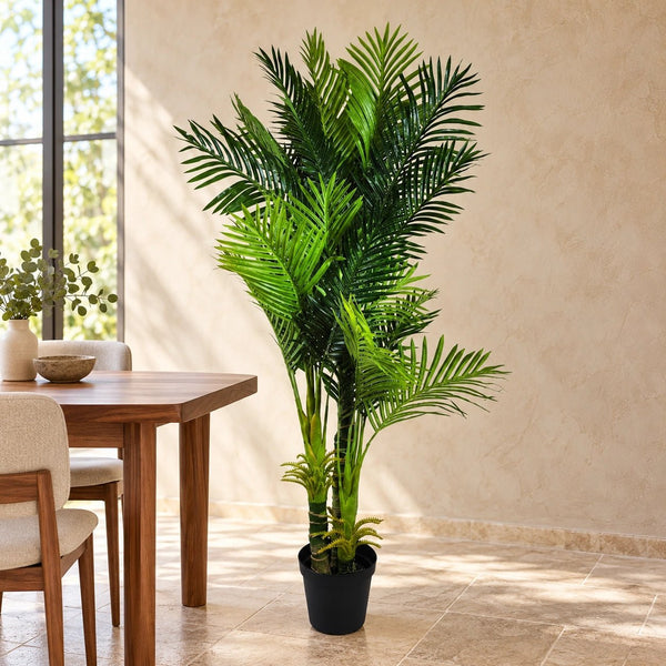 Artificial Hawaii Palm with Multiple Trunk & Long Leaves 180cm — gallery image 7
