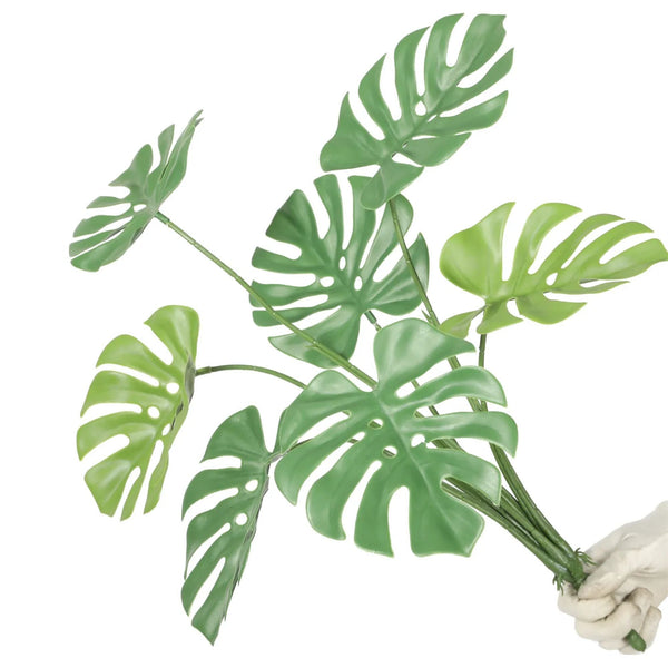 Artificial Monstera Split Leaf Philodendron Plant Stem 60cm UV Resistant — gallery image 5