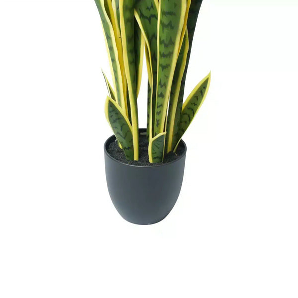 Artificial Mother in Law Tongue / Yellow Tongue Sansevieria UV Resistant 60CM — gallery image 9
