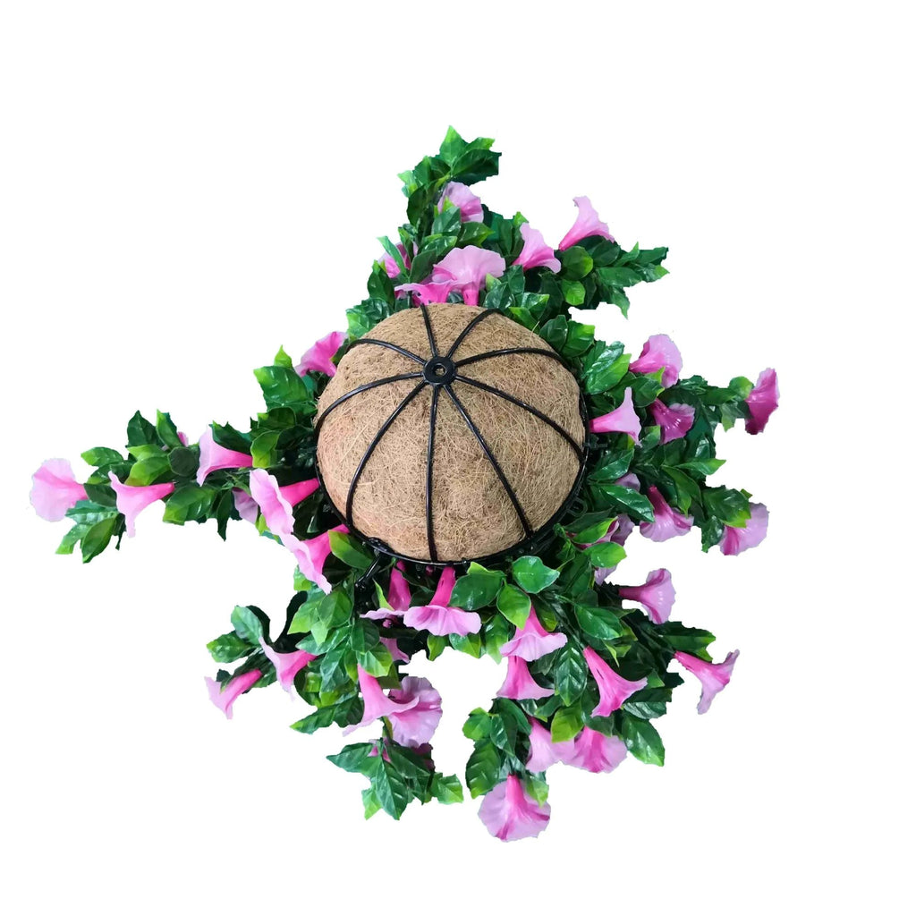 Artificial Petunia Hanging Basket UV Resistant 28cm — UV resistant artificial plant