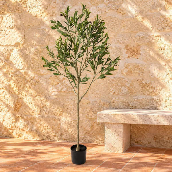Artificial Potted UV Resistant Nearly Natural Olive Plant 150cm — gallery image 9