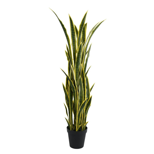 Artificial Snake Plant 150cm - UV Resistant Sansevieria with Yellow Edges — gallery image 3