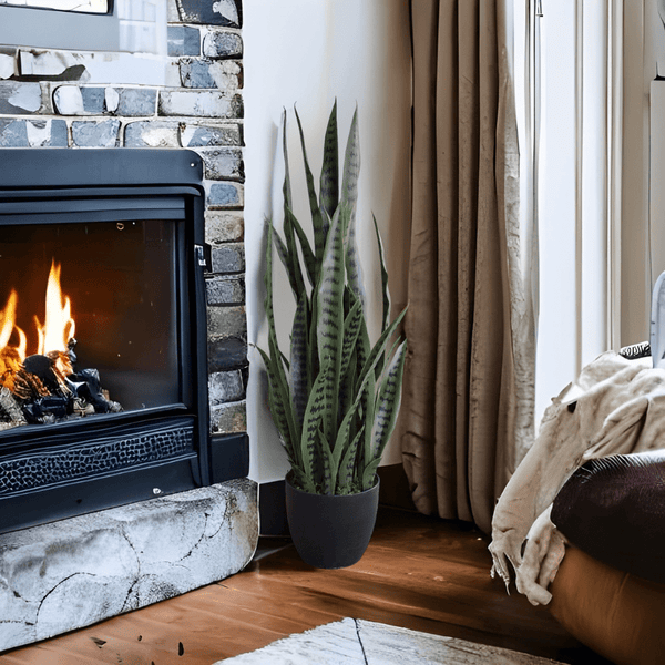 Artificial Snake Plant Sansevieria UV Resistant 90cm — gallery image 9