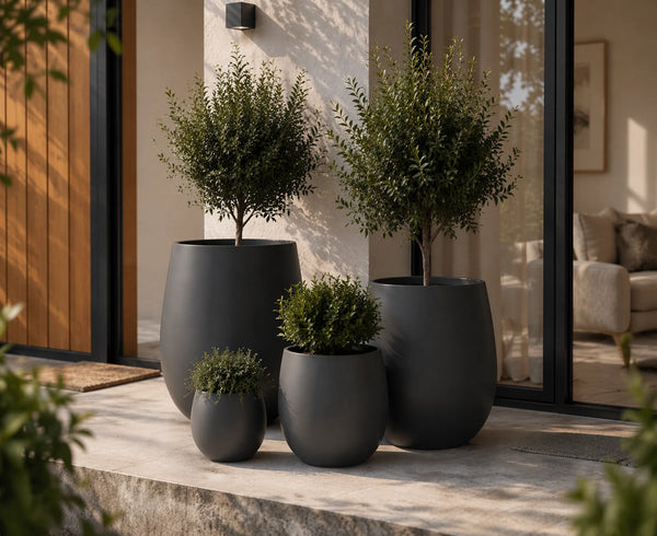 Luxury Teardrop Balloon Planter Set of 4 | Premium Pot Range — gallery image 9
