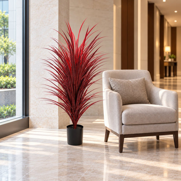 Burgundy Bliss Yucca Grass 115cm UV and Weather Resistant — gallery image 12
