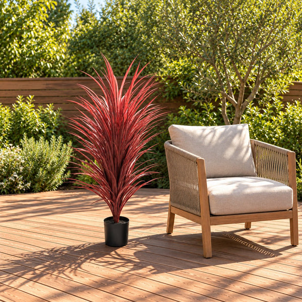 Burgundy Bliss Yucca Grass 115cm UV and Weather Resistant — gallery image 11