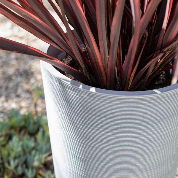 Decorative Large Modern Grey Round Planter 71cm — gallery image 3