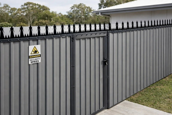 Designer Guard Anti-Climb Fence Spikes - Black Powder Coated (12 Pack, 125cm) — gallery image 6