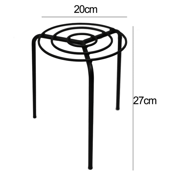 Durable Circular Metal Plant Pot Riser Insert for Decorative Planters (26cm) — gallery image 3