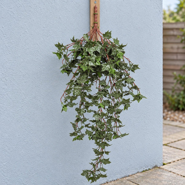 English Hanging Fake Ivy Bush 80cm UV Resistant (Indoor / Outdoor) — gallery image 4