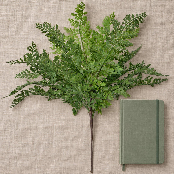 Faux Green Maiden Hair Fern Stem 40cm — gallery image 4