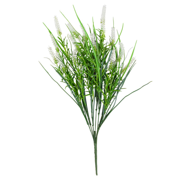 Flowering White Green Wall Discs 50cm - 2 Pack with 6 Flowering Garlands — gallery image 4