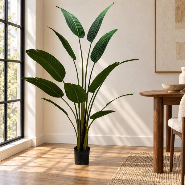 Grand Artificial Potted Travellers Palm (Banana Palm Tree) 160cm — gallery image 9