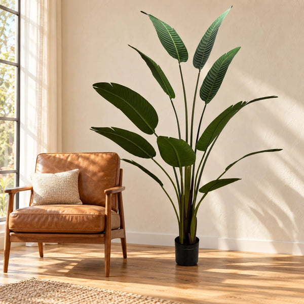 Grand Artificial Potted Travellers Palm (Banana Palm Tree) 180cm — gallery image 7
