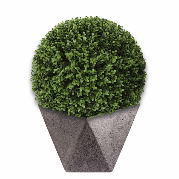 Large Artificial Topiary Ball Natural Buxus 44cm UV Resistant — gallery image 8