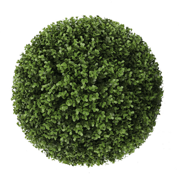 Large Artificial Topiary Ball Natural Buxus 44cm UV Resistant — detail view