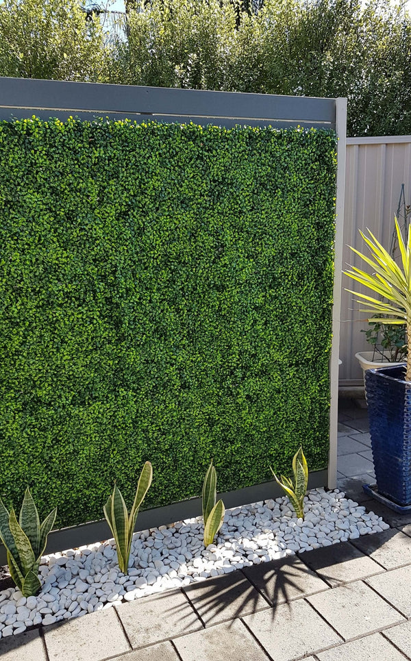 Light English Boxwood Artificial Hedge Panel 1m x 1m – SGS UV Resistant — gallery image 6