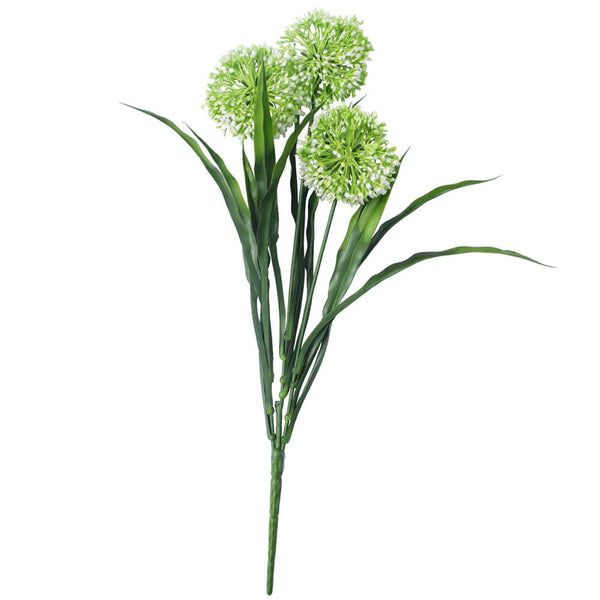 Lush Flowering Artificial Stem - White Hydrangea Stem 35cm — gallery image 5