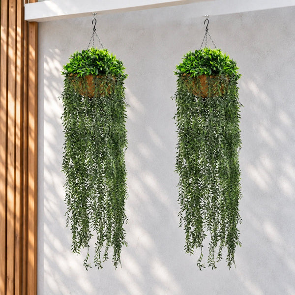 Luxe Cascade Hanging Fern Basket – UV Resistant (35cm x 140cm) — gallery image 7