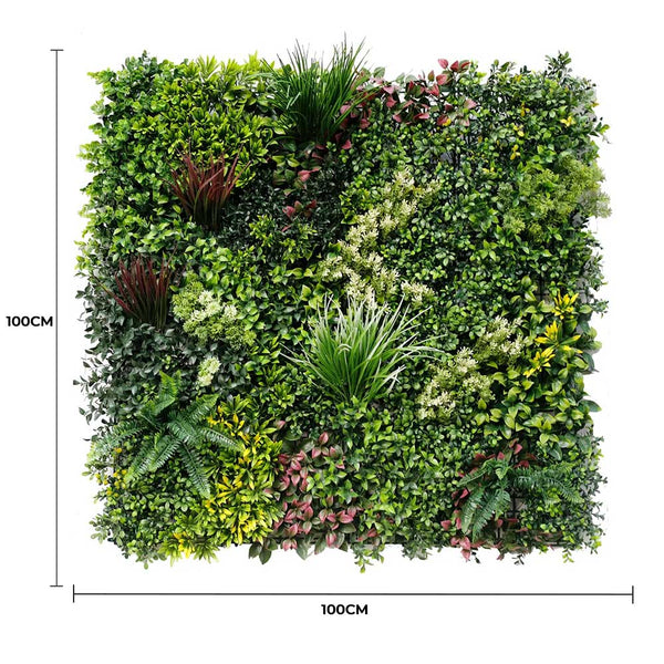 Luxury Evergreen Rainforest Recycled Vertical Garden Green Wall Panel 1m x 1m – SGS UV Resistant — gallery image 8
