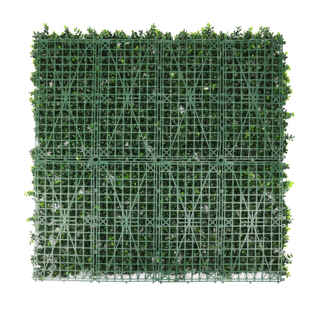 Luxury Flowering Buxus Artificial Hedge Panel 1m x 1m – SGS UV Resistant — UV resistant artificial plant