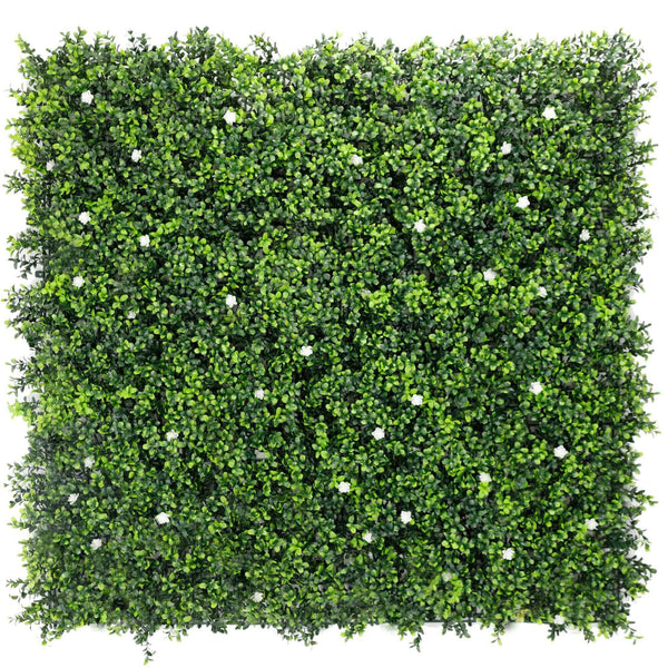 Luxury Flowering Buxus Artificial Hedge Panel 1m x 1m – SGS UV Resistant — gallery image 8