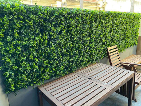 Luxury Mixed Ivy Artificial Hedge Panel 1m x 1m – SGS UV Resistant — gallery image 17
