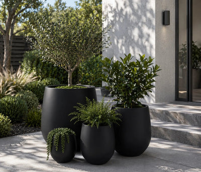 Luxury Teardrop Balloon Planter Set of 4 | Premium Pot Range