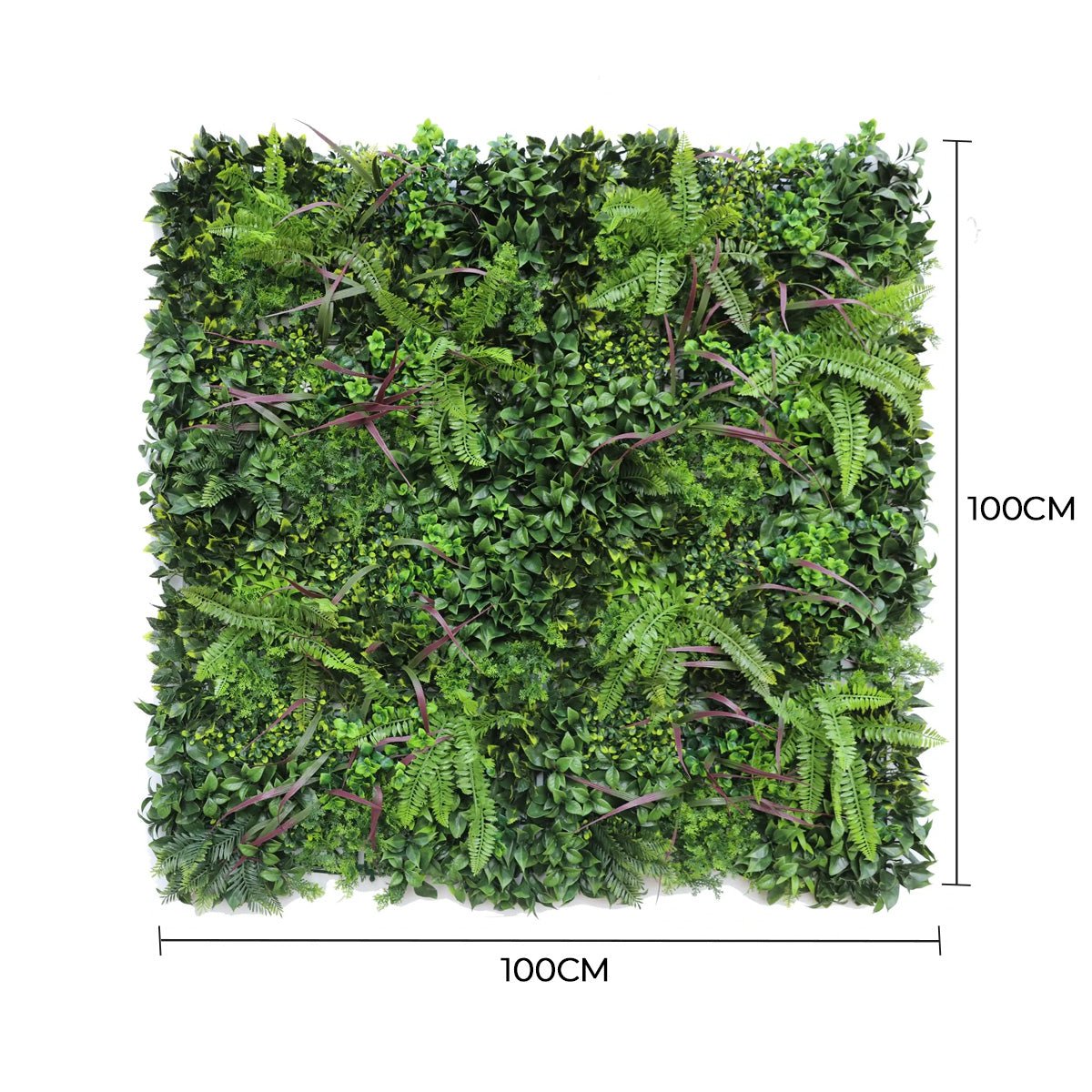 Luxury Verdant Fern Vertical Garden Green Wall Panel 1m x 1m – SGS UV Resistant — gallery image