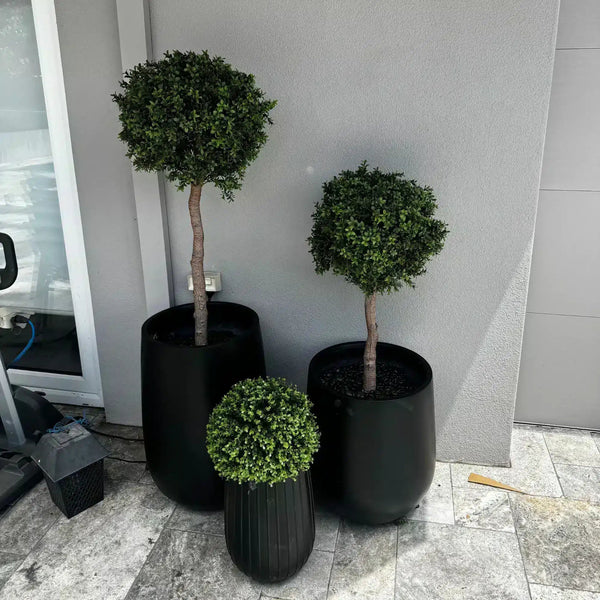 Medium Artificial Topiary Ball Natural Buxus 28cm — gallery image 6