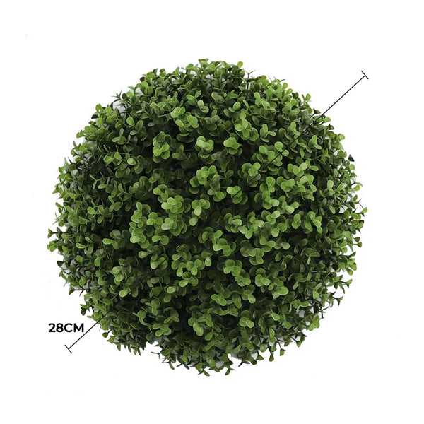 Medium Artificial Topiary Ball Natural Buxus 28cm — gallery image 4