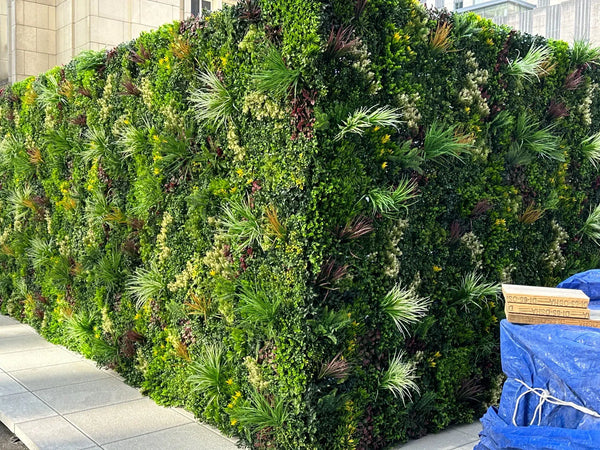 Luxury Evergreen Rainforest Recycled Vertical Garden Green Wall Panel 1m x 1m – SGS UV Resistant — gallery image 12