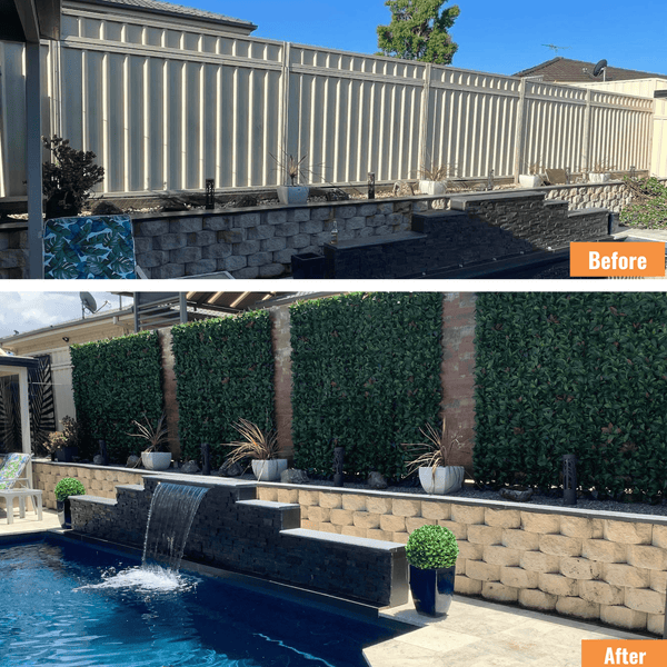 Photinia Artificial Hedge Panel 1m x 1m – SGS UV Resistant — gallery image 18